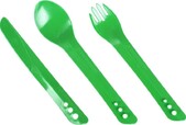 Набор (вилка, ложка, нож) Lifeventure Ellipse Cutlery green (75012)