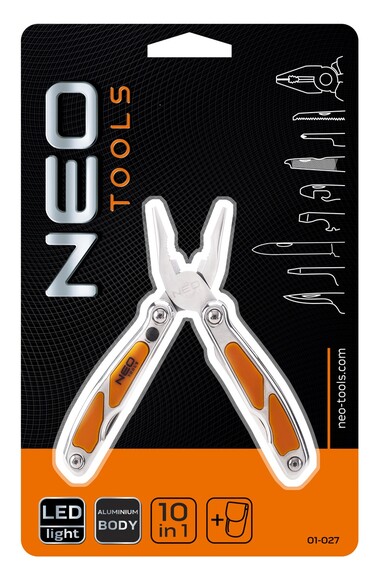Мультитул mini Neo Tools LED (01-027) фото 2