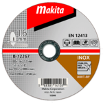 Тонкий отрезной диск Makita по нержавеющей стали 180х1.6 60Т плоский (B-12267)