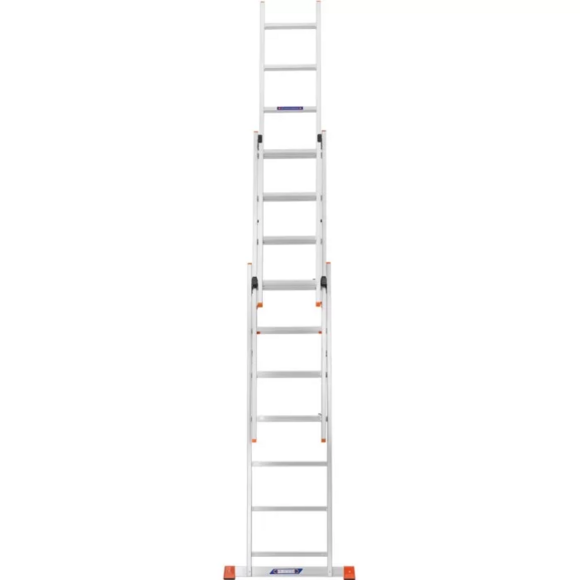Лестница алюминиевая трехсекционная BLUETOOLS 3x7 (160-9004) изображение 5