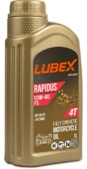 Моторное масло LUBEX RAPIDUS 4Т FS 10W40 API SN/CF; JASO MA2, 1 л (61785)