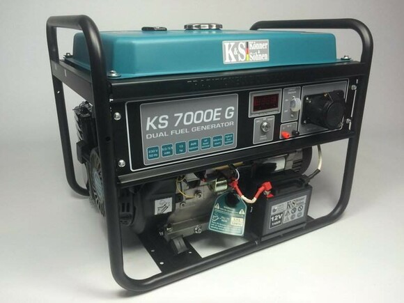 Двопаливний генератор Konner&Sohnen KS 7000E G фото 4