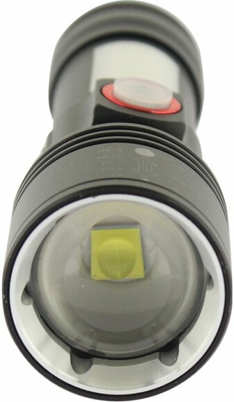 Ліхтар ручний Quantum QM-FL1031 Adept 10W LED zoom +COB з USB фото 2