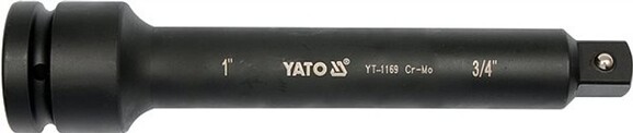 Подовжувач-перехідник ударний Yato 1"х3/4", 250 мм (YT-1169)