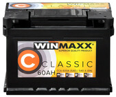 Автомобільний акумулятор WINMAXX CLASSIC 6CТ-60 L+, 12В, 60 Аг (C-60-PM)