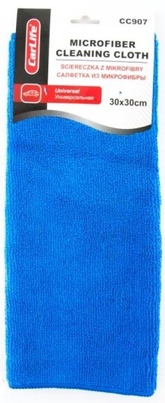 Ганчірка Carlife 30x30 см (синя) (CC907)