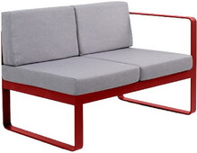 Двомісний диван OXA desire, лівий модуль, червоний рубін (40030005_14_55)