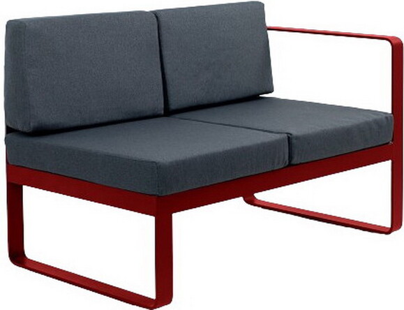 Двухместный диван OXA desire, левый модуль, красный рубин (40030005_14_55)  изображение 2