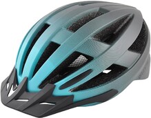 Велосипедный шлем Grey's, М, бирюзово-черный, матовый (GR21323)