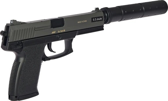Пистолет страйкбольный ASG DL 60 SOCOM Spring, калибр 6 мм (2370.43.43) изображение 3