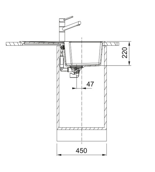 Мойка кухонная Franke Urban UBG 611-78 (черный матовый) (114.0701.806) изображение 3