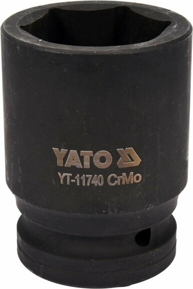 Головка торцевая ударная Yato Cr-Mo 41х80 мм, 6-гранная (YT-11740)