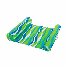 Пляжний надувний матрац-гамак для плавання Intex Зелений 137x99см (58834-1)