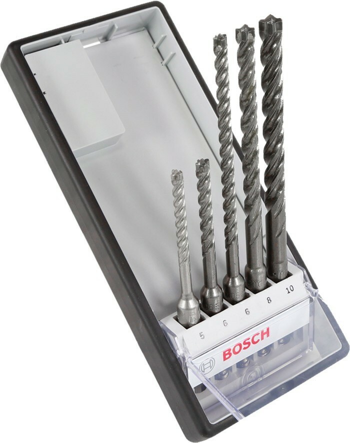 

Набор буров Bosch SDS Plus-7X 5/6/6/8/10мм (2608576199) 5 шт