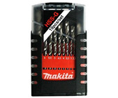 Набір свердел Makita HSS-G по металу 1-10мм (D-50740) 19 шт