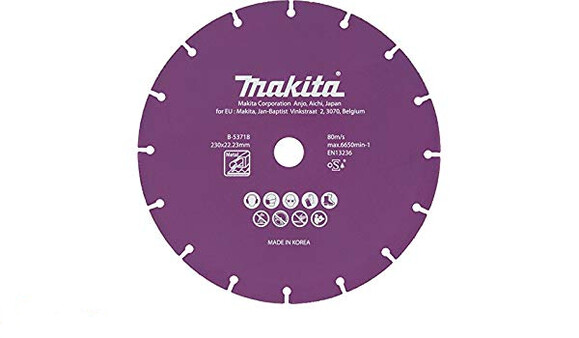 Алмазний диск Makita SPECIALIZED по металу 230х22.23x1.6мм (B-53718)