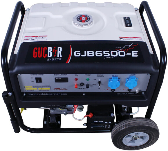 Бензиновий генератор Gucbir GJB6500-E фото 6