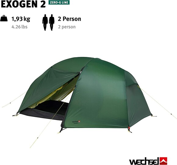 Палатка Wechsel Exogen 2 ZG Green (231049) изображение 3