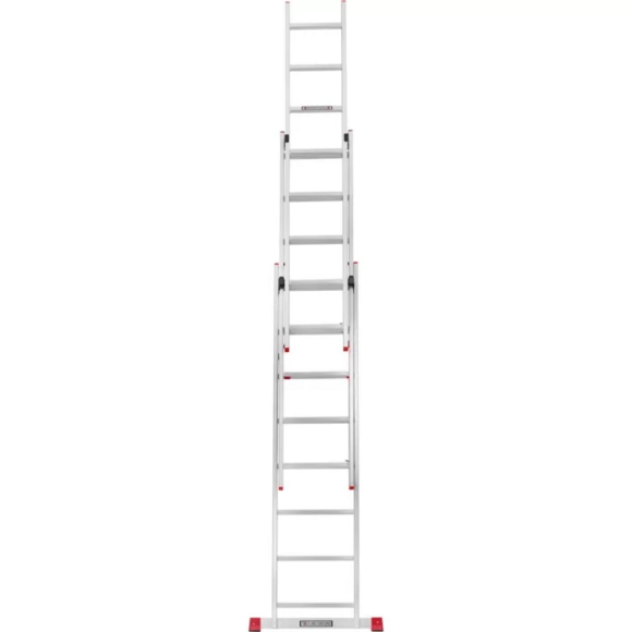 Лестница алюминиевая трехсекционная BLUETOOLS 3x8 (160-9005) изображение 5