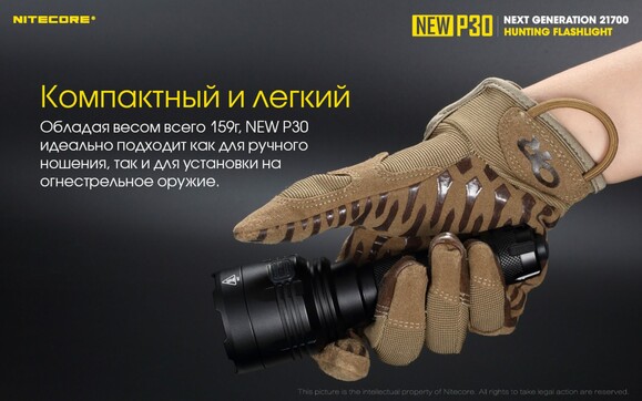Тактичний ліхтар Nitecore P30 NEW (6-1233_new_set) фото 12