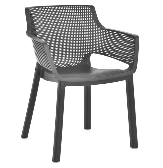 Садовое кресло HECHT ELISA GRAPHITE CHAIR (HECHTELISACHAIRGRAPHITE)