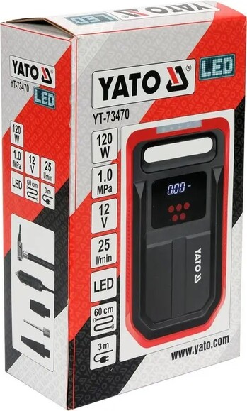 Автомобильный компрессор YATO (YT-73470) изображение 8