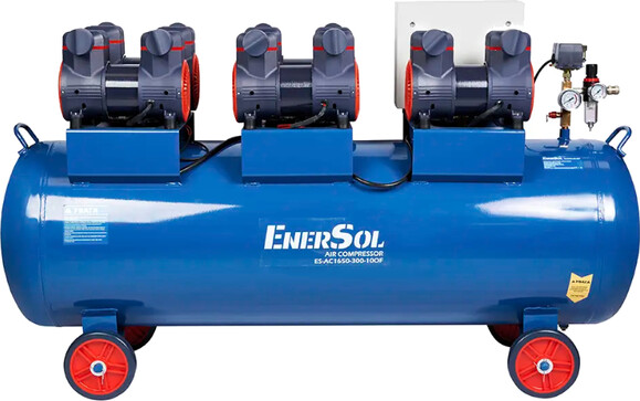 Компресор повітряний безмасляний EnerSol ES-AC1650-300-10OF фото 2