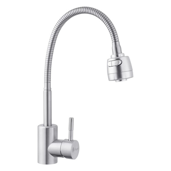 Смеситель для кухни Agua Acero-INOX035-2 с гибким изливом