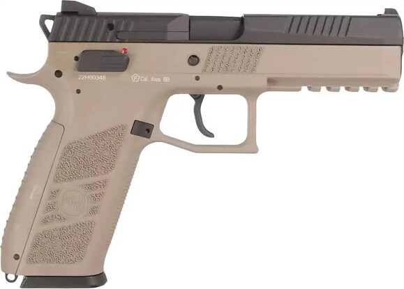 Пистолет страйкбольный ASG CZ P-09 Dark earth Green Gas, калибр 6 мм (2370.41.42) изображение 2