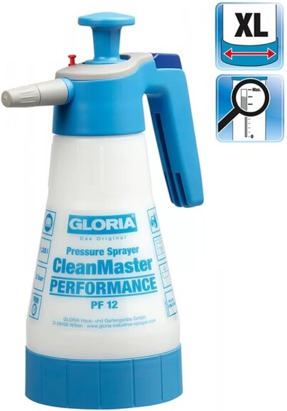Обприскувач GLORIA 1,25 л CleanMaster PF12 (81 067) фото 2