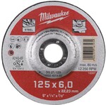 Диск шлифовальный по металлу Milwaukee SCS 41/125х6" 125 мм (4932451482)