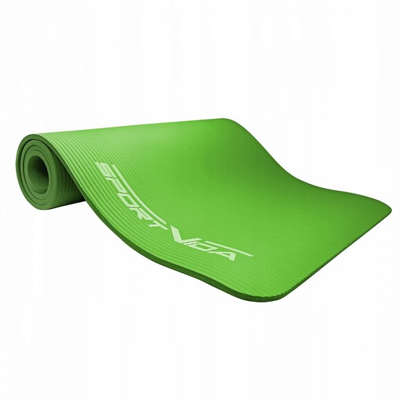 Килимок для йоги та фітнесу SportVida NBR Green 1.5 см (SV-HK0250) фото 3