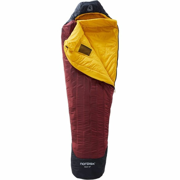 Спальный мешок Nordisk Oscar -10° Mummy Large rio red/mustard yellow/black (032.0001) изображение 8