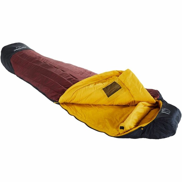 Спальний мішок Nordisk Oscar -10° Mummy Large rio red/mustard yellow/black (032.0001) фото 7