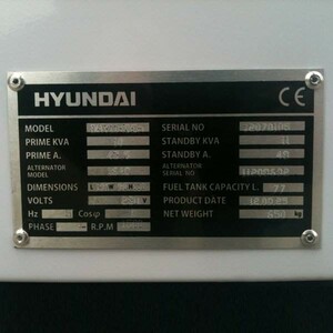 Электростанция дизельная 1-фазная Hyundai DHY11KSEM + ATS изображение 8