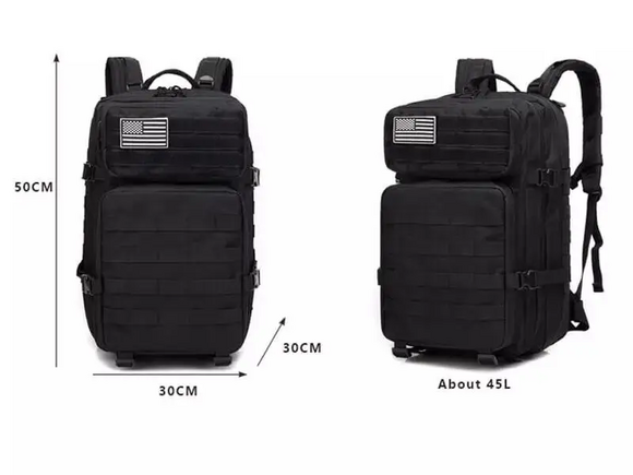 Рюкзак тактический Smartex 3P Tactical 45 ST-090 black (ST104) изображение 2