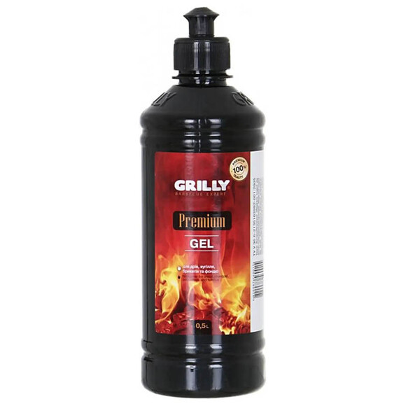 Засіб для розведення вогню (гель) Grilly 0,5л (GR-65197)