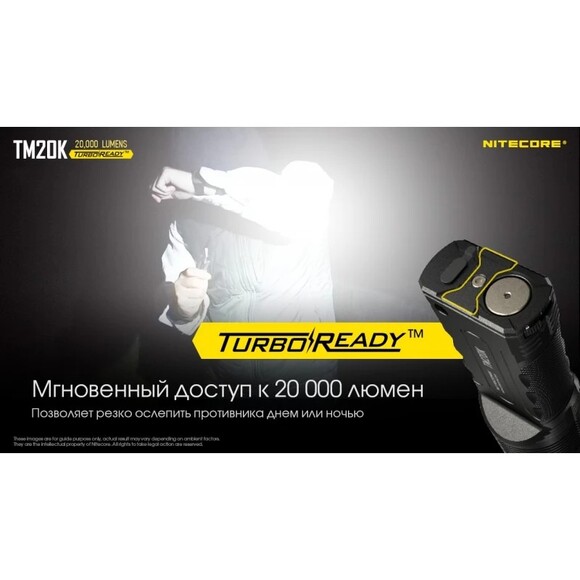 Тактический фонарь Nitecore TM20K (6-1459) изображение 15