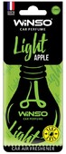 Ароматизатор для автомобиля Winso Light Apple, карта, 5 г (532920)