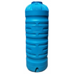 Пластикова ємність Пласт Бак 1000 л вузька, вертикальна, блакитна (00-00005938)