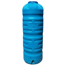 Пластикова ємність Пласт Бак 1000 л вузька, вертикальна, блакитна (00-00005938)