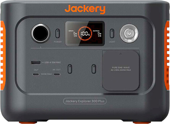 Портативная зарядная станция Jackery EXPLORER 300 Plus 288WH (288 Вт·ч / 300 Вт) изображение 3