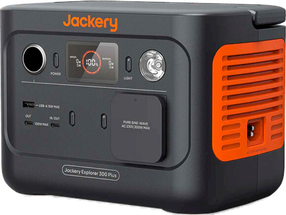 Портативная зарядная станция Jackery EXPLORER 300 Plus 288WH (288 Вт·ч / 300 Вт) изображение 4