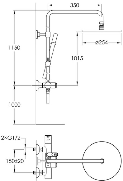 Душова система IMPRESE Smart Click (ZMK101901212) фото 2