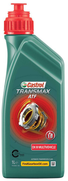 Трансмиссионное масло CASTROL ATF Transmax Dex III Multivehicle 1 л (Dextron III) (EB-TRAD3M-12X1L)