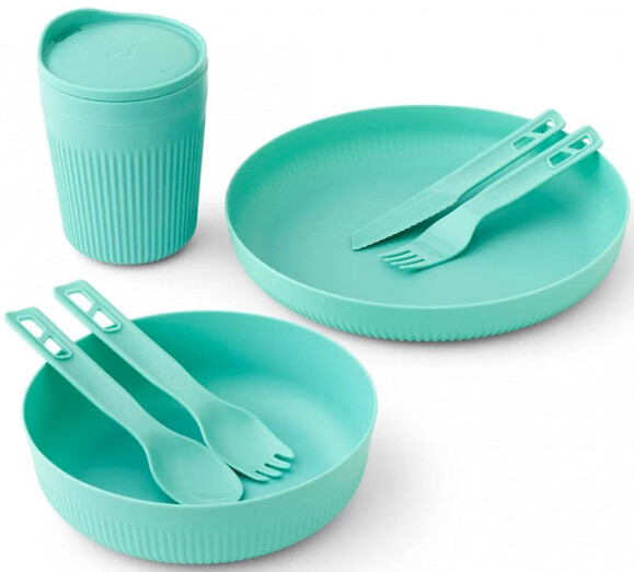 Набір посуду Sea to Summit Passage Dinnerware Set (aqua sea) (STS ACK037051-120219)