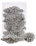 Набор елочных игрушек Jumi Шишка, 6 см, 9 шт. (серебряный) (5900410544130)