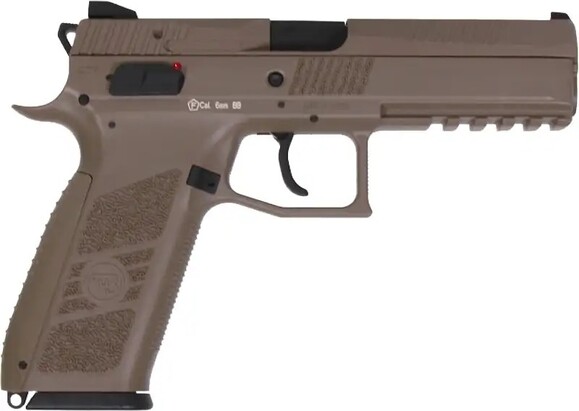 Пистолет страйкбольный ASG CZ P-09 Tan Green Gas, калибр 6 мм (2370.41.43) изображение 2