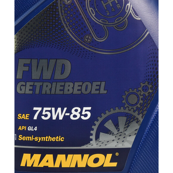 Трансмиссионное масло Mannol FWD 75W-85, 4 л (MN8101-4) изображение 3