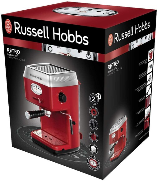 Кавоварка ріжкова Russell Hobbs Retro (28250-56) фото 8